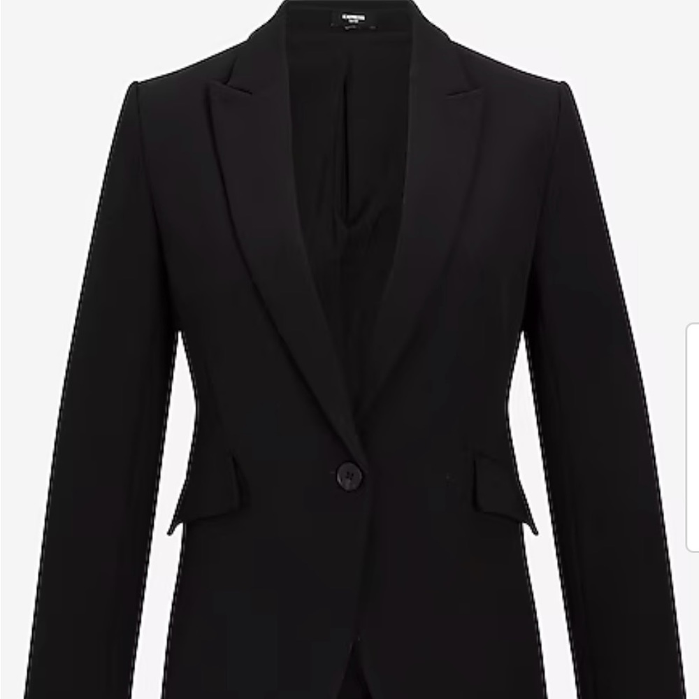 Express Editor One Button Blazer - image 2